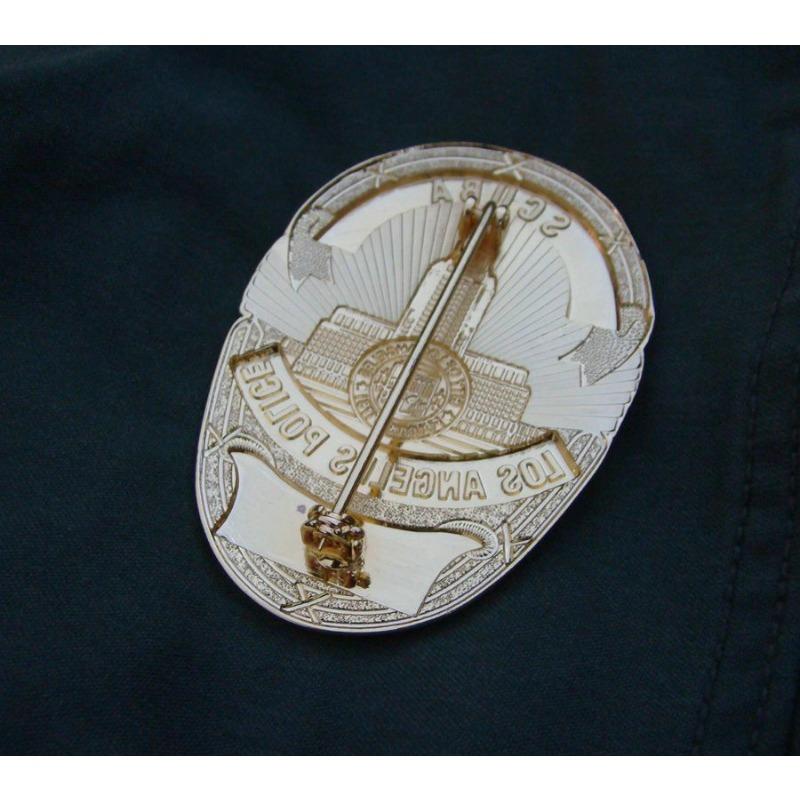 American Badge LAPD Los Angeles Badge, Large Metal Badge