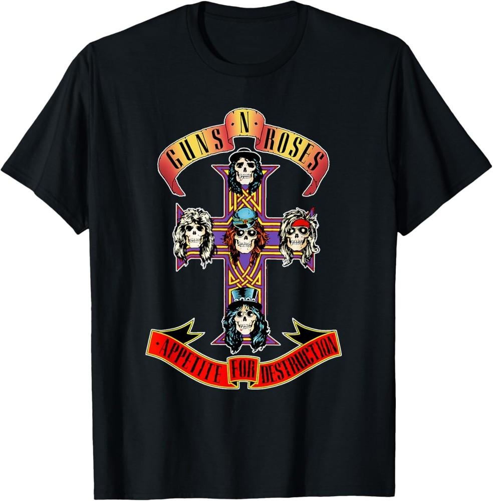 Guns N' Roses Official Cross T-Shirt