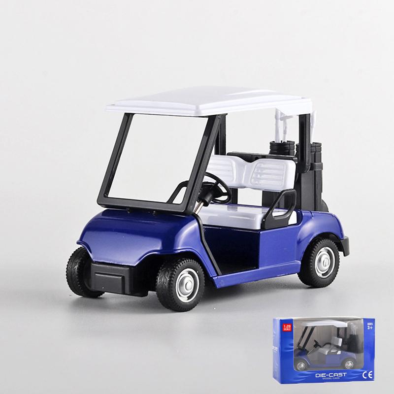 1/20 Maßstab Golfwagen Die Cast Modellauto Legierung Rückzugsfahrzeug Spielzeugmodelle Kinderspielzeug Sammlungen Hobby Ornamente Geburtstagsgeschenke
