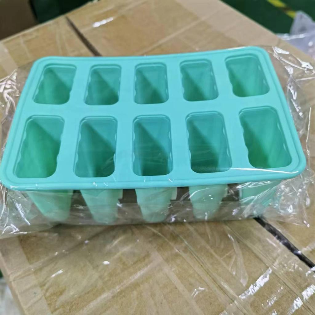 6-Cavity Popsicle Mold for Homemade Ice Cream, Kids' Cheese Sticks, and Ice Pops - Food Grade