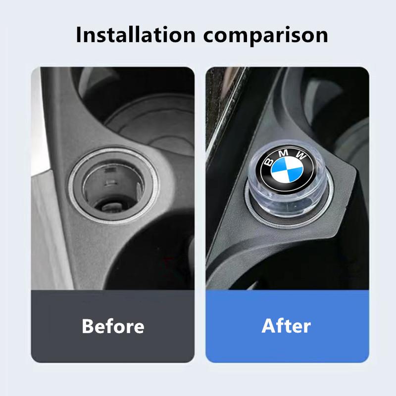 DSJW3 Car Cigarette Lighter Cover, Dustproof Decor Cap for BMW i3 i4 G07 G06 G05 G02 G01 F48 F39 G42 G30 G20 G26 F01 F02 DYQ-BMW-2