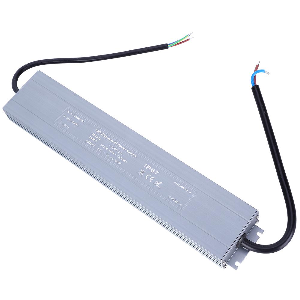 Ultradünnes wasserdichtes Schalt-AC-DC-Netzteil für elektrische Teile HRUW200W12V