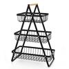 Jing Zhou Yuan Detachable Wrought Iron Fruit Basket