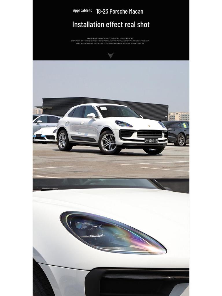 Porsche Macan (2018-2023) Headlight Cover for Macan S/Turbo - Lamp Shell Face