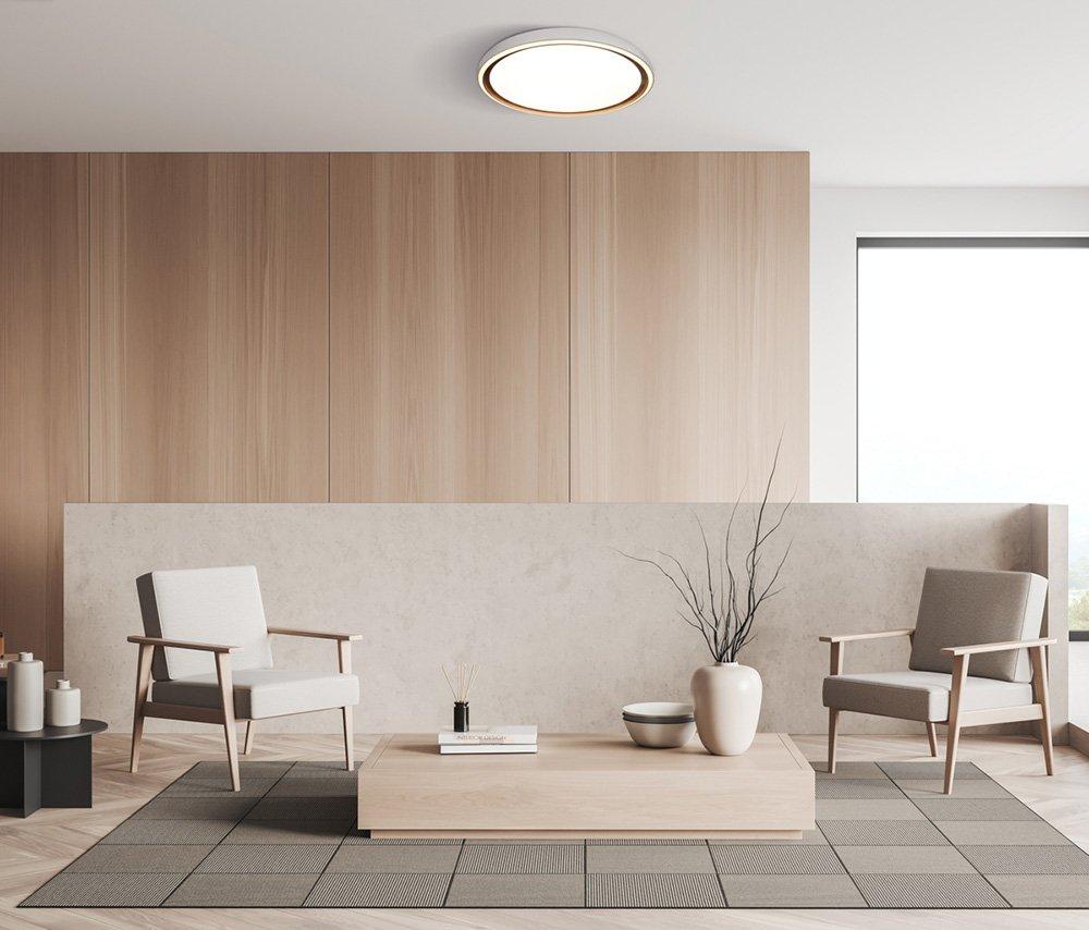 Lampa Sufitowa LED 47W RENDE PLF-63728-3K4K6K-GD-WH-SL Italux