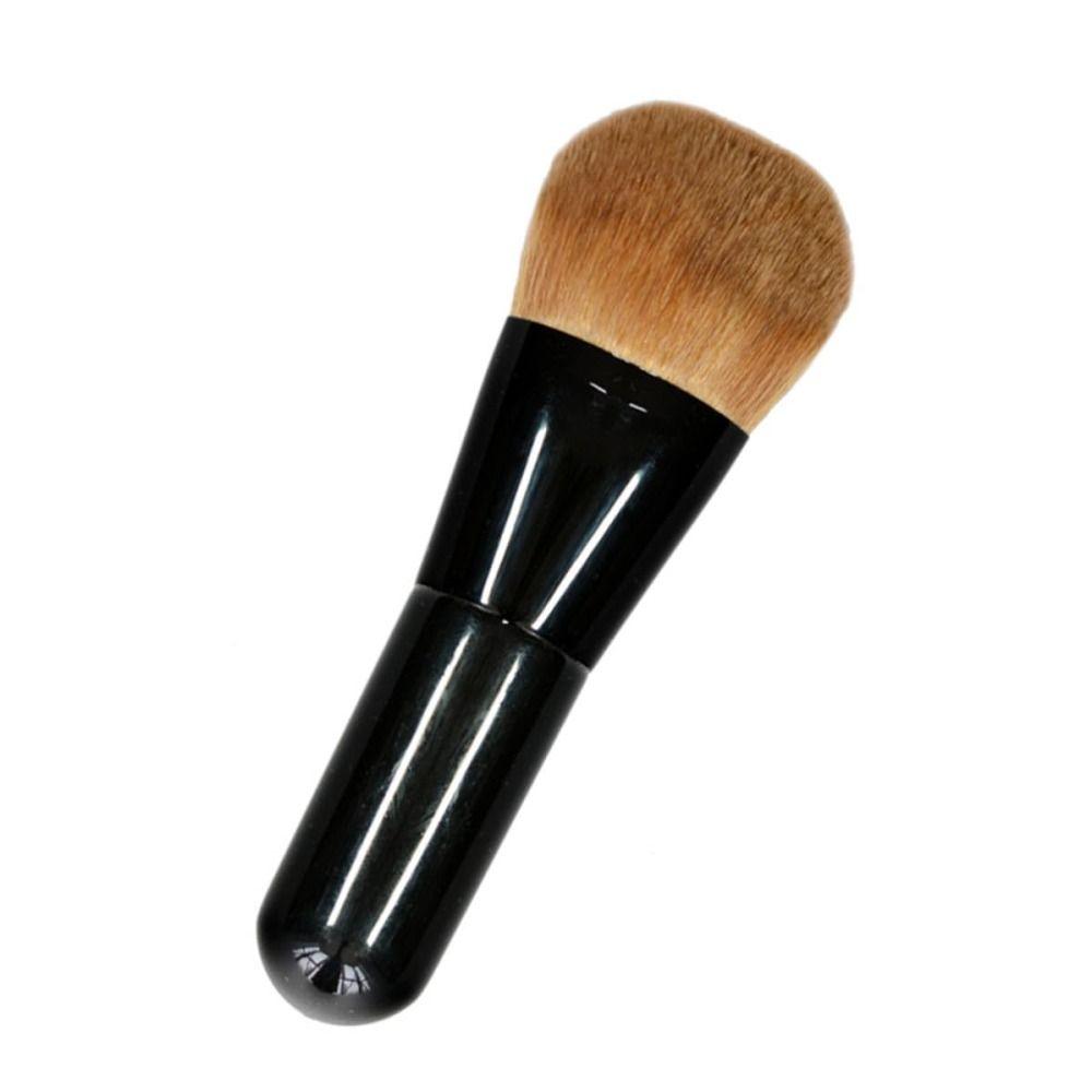 Portable Face Brush with High-density Synthetic Fibers Professional Makeup Application  for Women