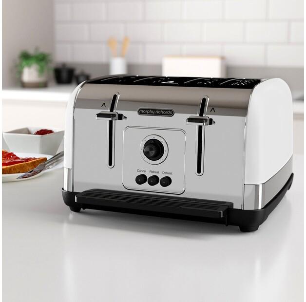 Toaster MORPHY RICHARDS Venture 240134 White