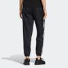Adidas Solid Side Stripe Print Elastic Waist Sweatpants Women Bottoms Black HE9993