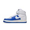 Nike Air Force 1 High '07 LV8 '75th Anniversary - Pistons' (Unisex) White / White / Hyper Royal / Sail Skate Shoes DC8870 100
