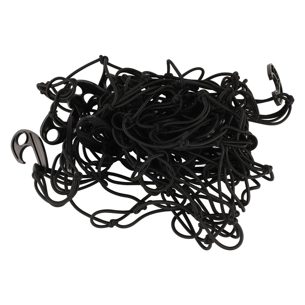 Bagagenät 47 X 35in Latexnät Bagagefäste Bungee Cord Lastnät för Motorcykel Fordon Tak