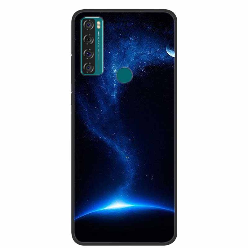 Case For TCL 20 SE Luxury Silicone TPU Soft Phone Cover For TCL 20 SE Case T671H 6.82" Funda Animal Capa Cute Shockproof Coque
