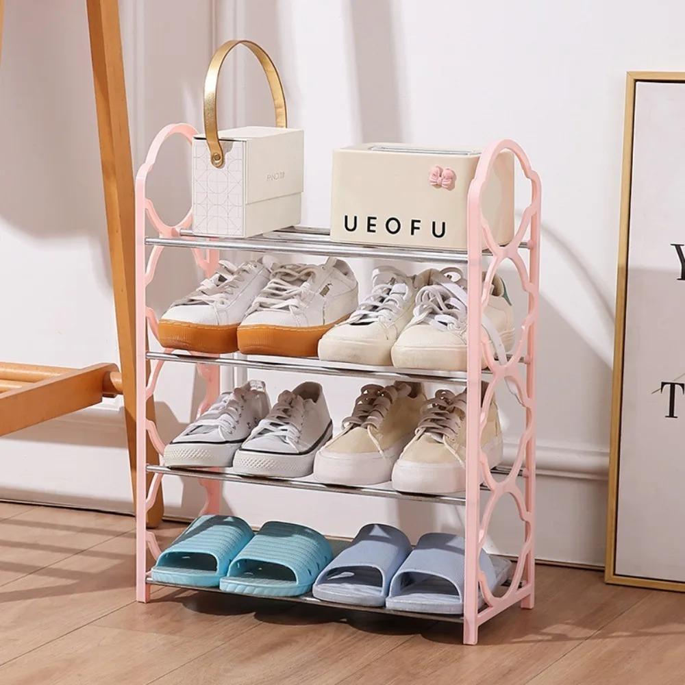 Mehrschichtiges Schuhregal Mehrschichtige Montage Tür Nagelfreie Installation Hohe Tragfähigkeit Kreativ Verdickt Stabil Schuhregal