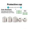 Titanium Alloy Composite Protection Cap Dental Implant Replacement Screw Suitable For Osstem