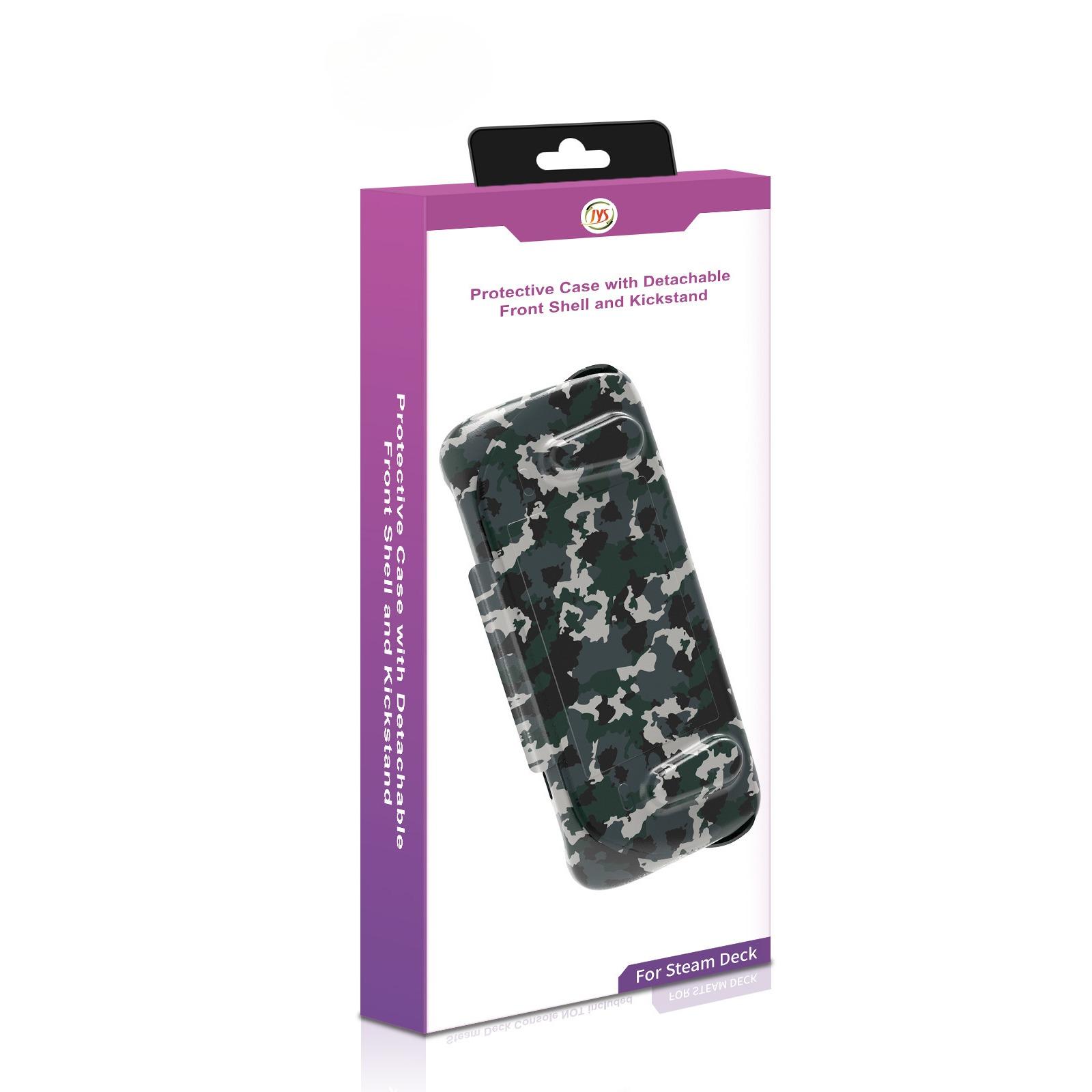 

Защитный чехол для паровой палубы с подставкой, амортизирующий, нескользящий, устойчивый к царапинам чехол Package:13.2*6.5*31.8cm камуфляж зеленый