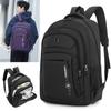 Men Multifunctional Travel Laptop Backpack, Large Capacity Waterproof Durable Anti-theft Backpack, Ideal for Business Outdoor Hiking