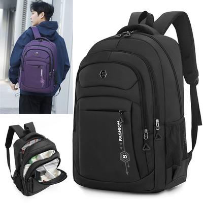 Men Multifunctional Travel Laptop Backpack, Large Capacity Waterproof Durable Anti-theft Backpack, Ideal for Business Outdoor Hiking