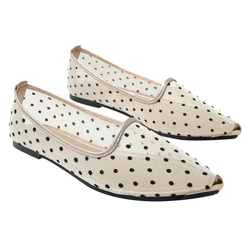 

Модная женская обувь на низком каблуке, элегантная, сексуальная, с острым носком, слипоны, акция, тренд весна 2025, предложение Beau Today, социальная женская обувь на плоской подошве 40