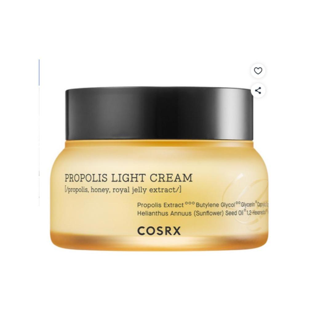 COSRX Full Fit Propolis Light Cream Hydrating Nourishing Glow Moisturizer 65ml