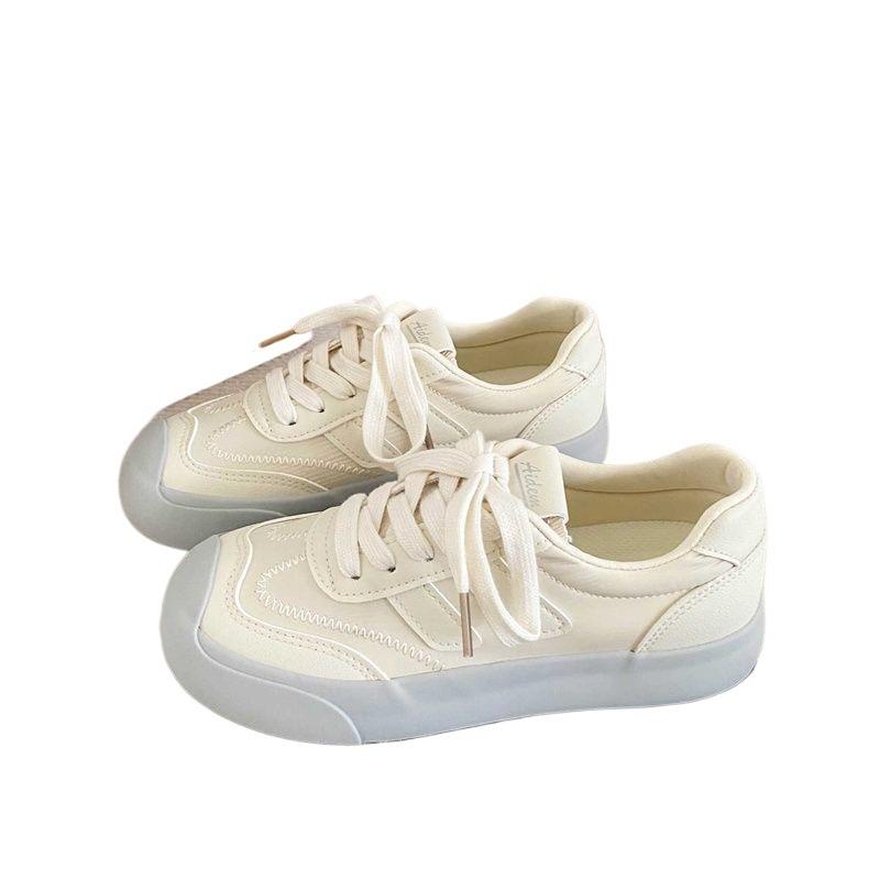 Niche retro German training shoes women's 2025 new thin board shoes autumn breathable little white shoes versatile casual sports shoes