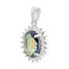 Серебряная подвеска с мистик топазом 2.113ct (2203889)