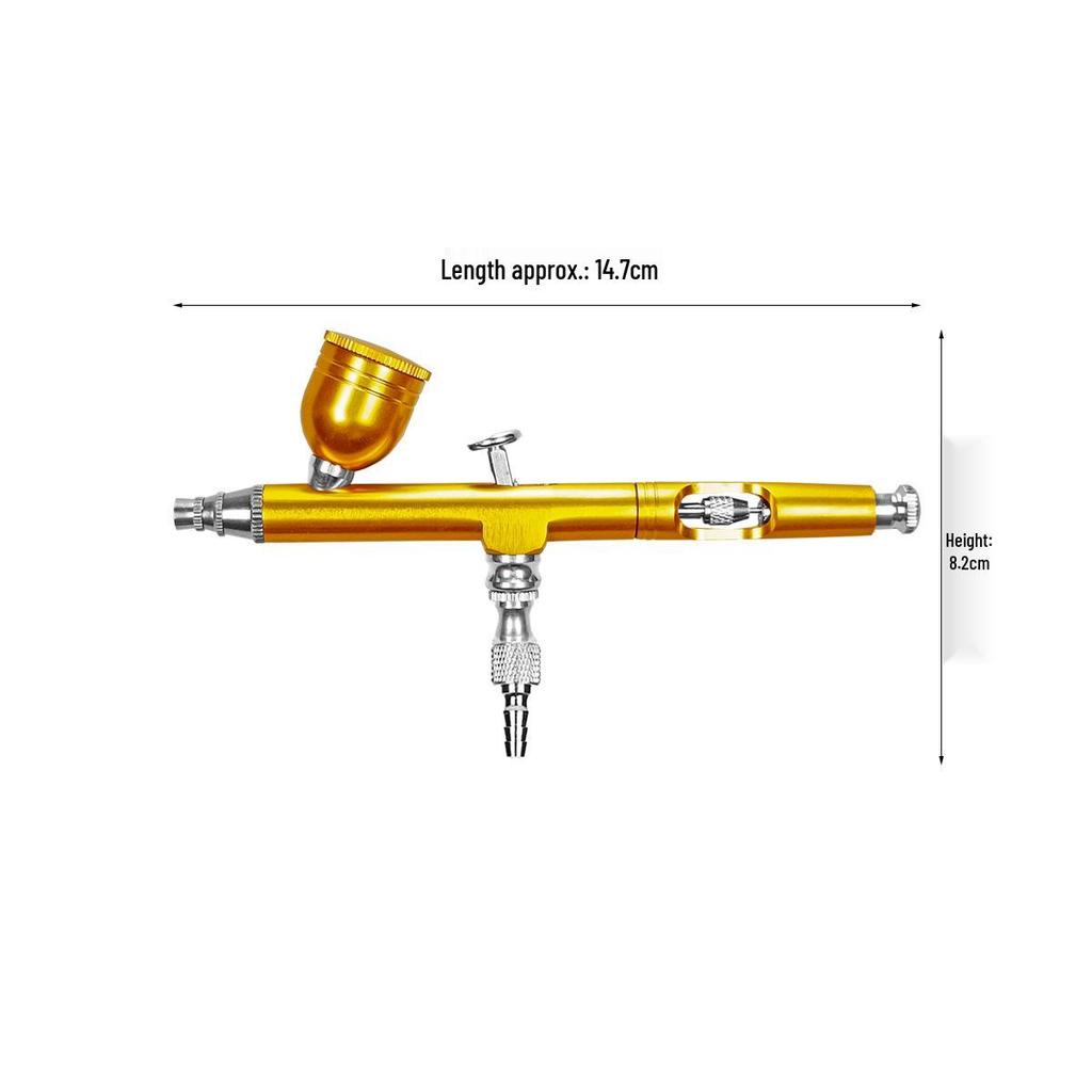 AR-130 Multi-Caliber Airbrush Set for Wall, Furniture, Cake, and Nail Art Painting and Repair