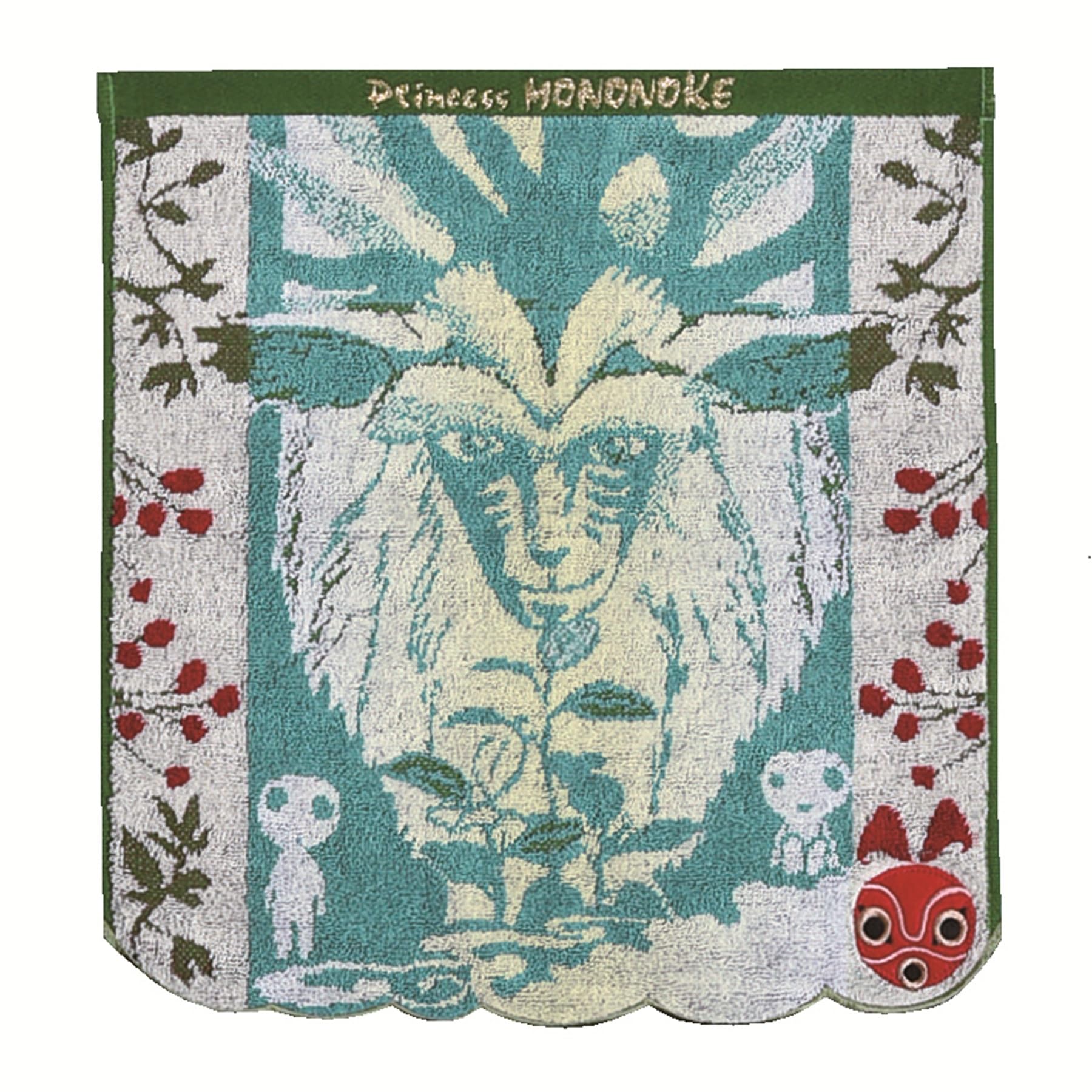 

Marushin Studio Ghibli The Forest Spirit and Organic Antibacterial and 1005059900 Handkerchief, Princess Mononoke - San, Cotton, Deodorizing,