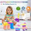 New Squishy Jelly Building Blocks Soft Stretchy Sensory Toys For Kids Teens Perfect For Party Playroom Table Decoration