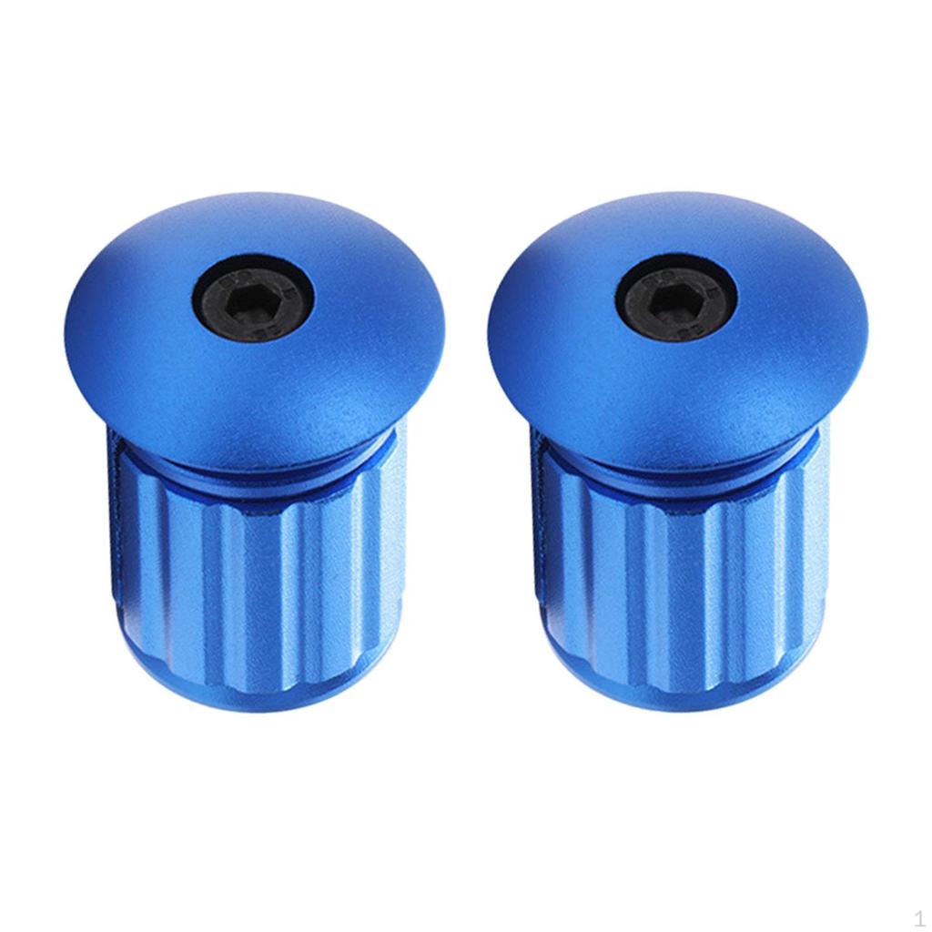 2 Piece Handlebar , Grip Tapas for Mountain Bike, Road Adapts to 18-20 Mm Handlebars