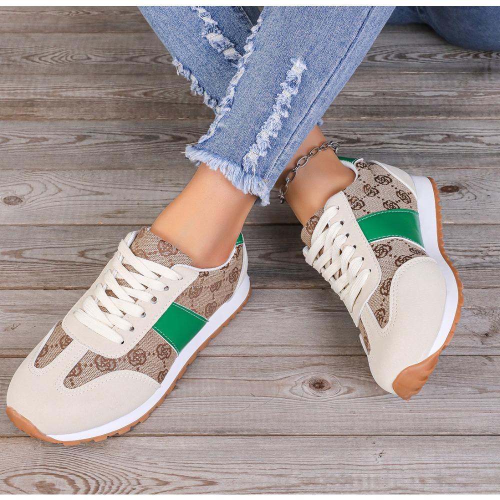 Breathable Women's Sneakers Lightweight Leisure Tennis Shoes for Women Flower Design Luxury Shoes Comfort Fashion Platform Shoes