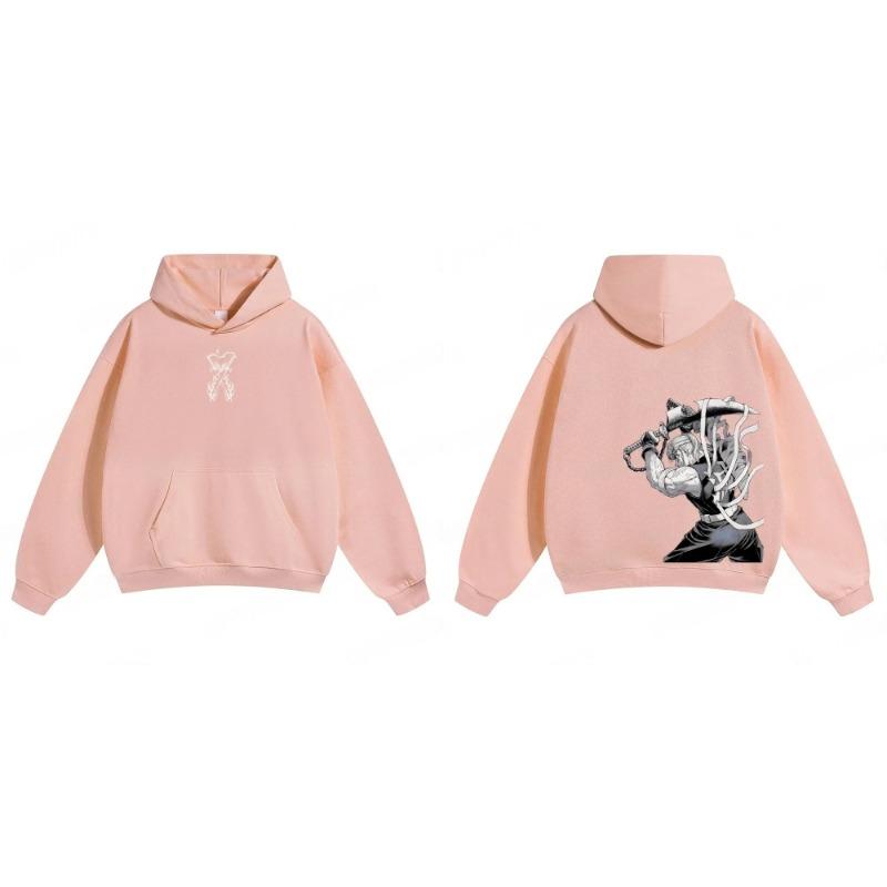 Demon Slayer: Kimetsu no Yaiba Men Hoodie Sweatshirt Tengen Uzui Anime Spring Autumn Boy Long-sleeved Parent-child Outfit