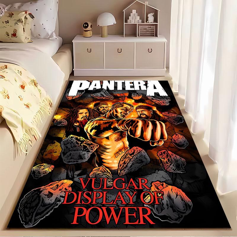 Pantera Rock Band Album Art suitable as a non-slip mat for the living room or bedroom sofa