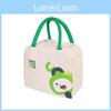 Large Capacity Cartoon Bento Bag Oxford Cloth Lunch Tote Insulated Storage Canvas Lunch Box Bag