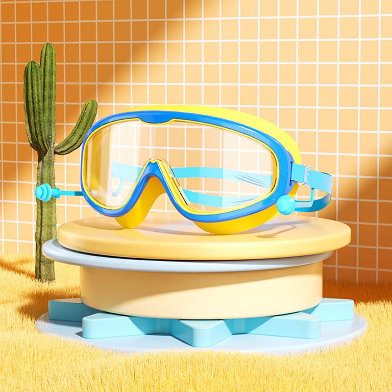 2025 Large Frame Swimming Goggles For Adults Kids High Quality Antifog Swim Glasses Waterproof Multi-Color To Choose
