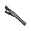 Men's Striped Electrophoretic Copper Tie Clip for Business Attire