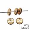 New Year's Day Jewelry Findings Small Torus Spacer Beads Accessories Parts Backpack Accessories