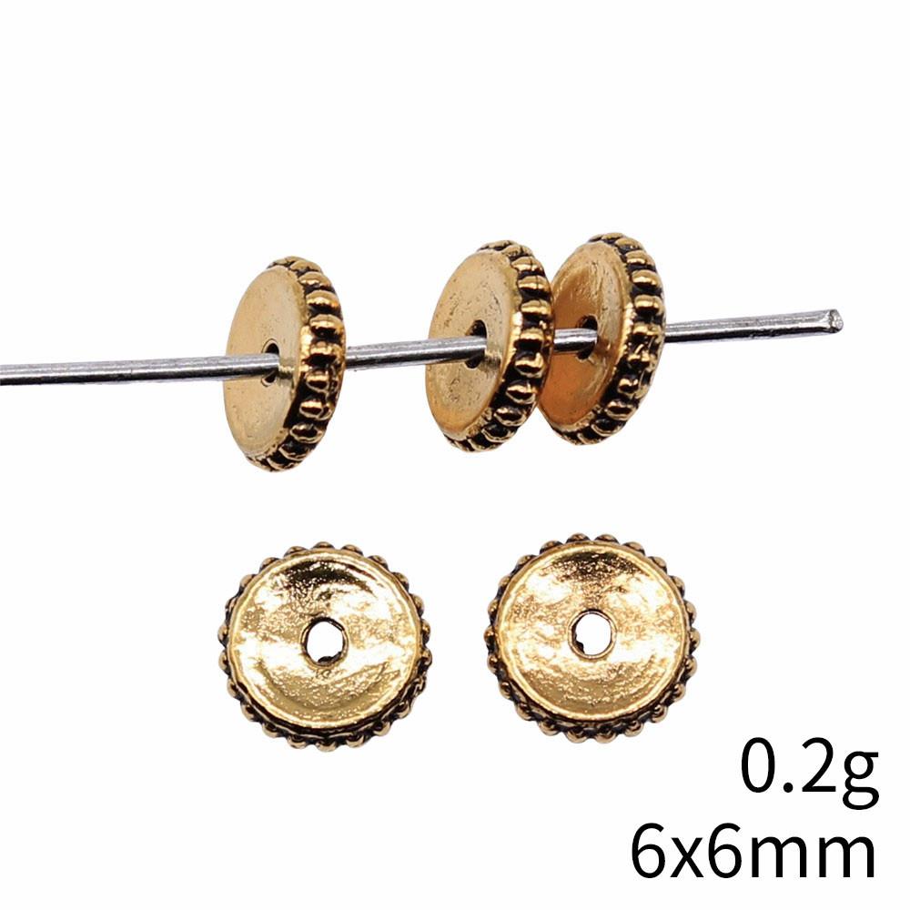 New Year's Day Jewelry Findings Small Torus Spacer Beads Accessories Parts Backpack Accessories