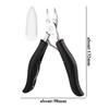 Toe Nail Clippers Nail Correction Thick Nail Ingrown Toenails Nippers Dead Skin Nail Art Pedicure Care Plier Cutter Scissor Tool