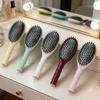 Anti Static Boar Bristle Hair Brush Macaron Hairdressing Comb Air Cushion Comb  Scalp Massage