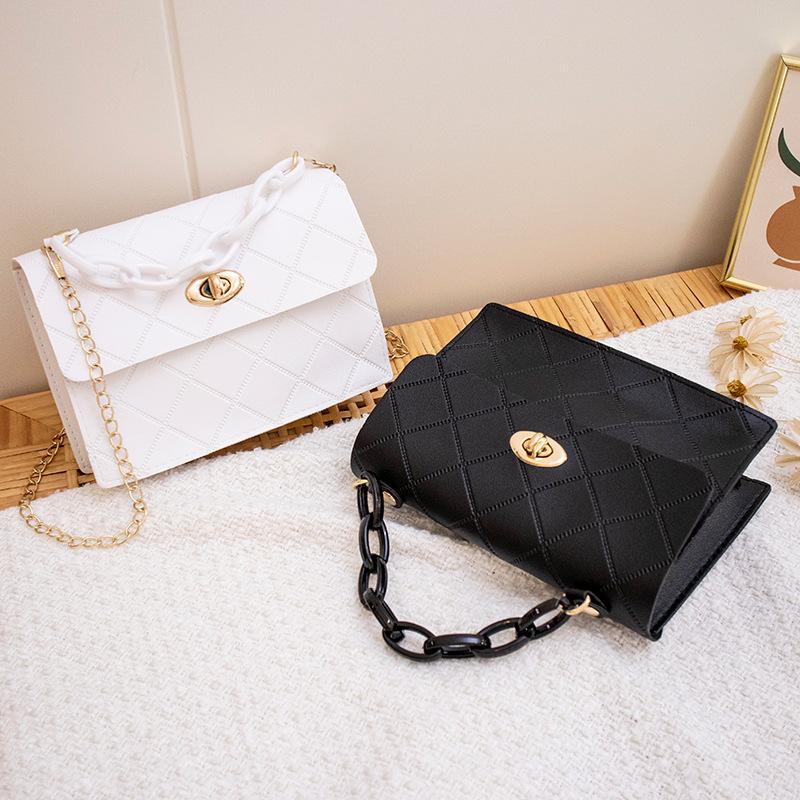 New Handbag Bag Diamond Mobile Phone Bag Small Fragrance Small Square Bag Chain Crossbody Bag