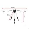 Collapsible Rods Tripod Stand Holder Portable Bracket for Outdoor Rod Beach Pier