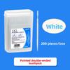 200Pcs High-end Disposable Toothpicks, Ultra-fine Double-head Design, Portable Storage Box for Family Fruit & Oral Cleaning