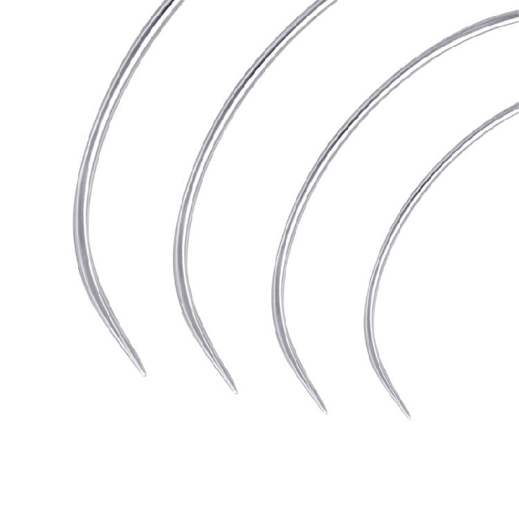 50 Pcs Heavy Duty Curved Needle Weaving Needle for Carpet Leather Project