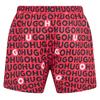 Hugo Mens Logo All-Over Print Regular Swim Shorts