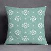 Office Living Room Home Pillowcase Geometric Dark Green Leaf Pillowcase Car Ornaments