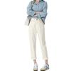 Commuter simple Harlan jeans women's spring and autumn new high-waisted loose straight radish dad jeans