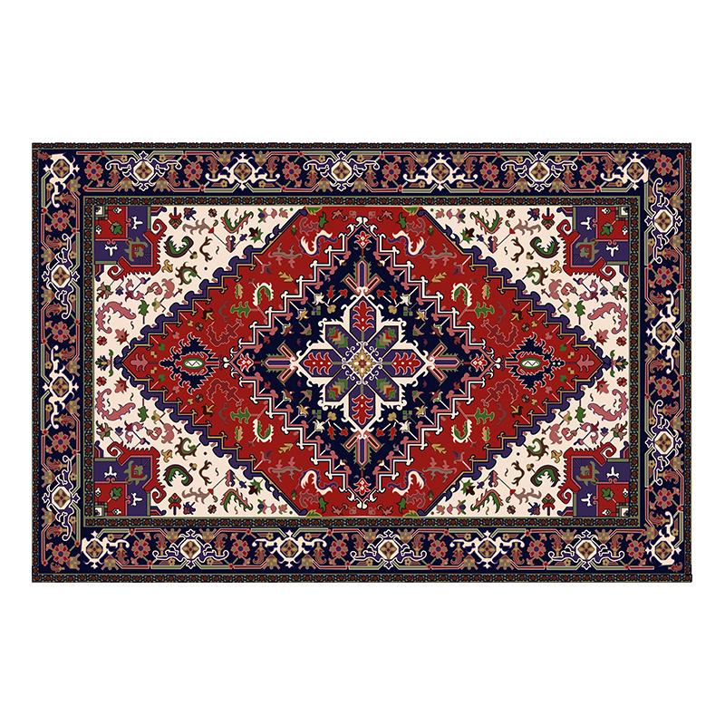 American Retro Carpet Ethnic Persian Style Living Room Sofa Mat Bedroom Bedside Non-slip Rug Multiple Sizes Home Decoration