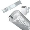 Energy Efficient Air Conditioning Hose Cover Plastic Texture Thermal Barrier Designs Suitable for Exhaust Ducts