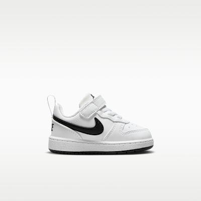 Nike Court Borough Low Recraft White Black Swoosh (TD)