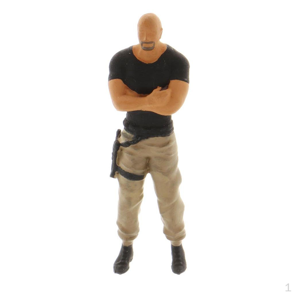 1/64 Plastic Figurine Men Accessory Decoration