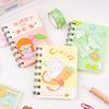 Mini Cartoon Spiral Notebook, 80 Pages Pocket Notebook, Portable Smooth Page Turning Journal for Study Notes